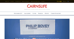 Desktop Screenshot of cairnslifemag.com.au